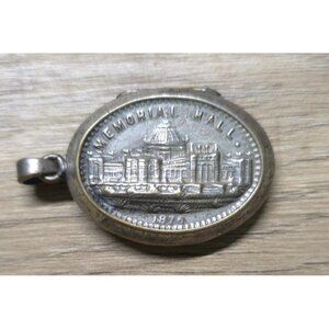 1776-1876 1st World's Fair 250 year America anniversary Centennial Locket